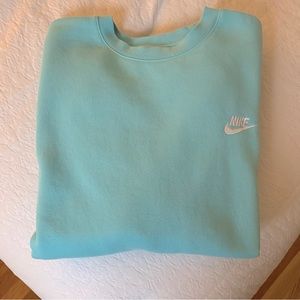 Tiffany Blue Nike Crewneck Pullover Sweatshirt Size XL